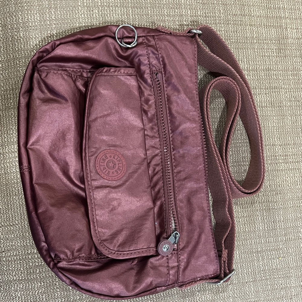 Kipling Burgundy Crossbody Bag